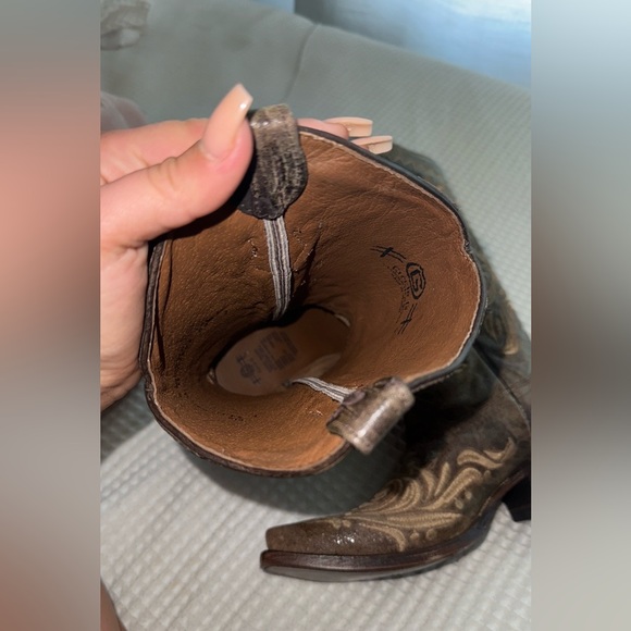 Brown Embroidered Cowboy Boots!! Real leather!!! - Picture 5 of 11